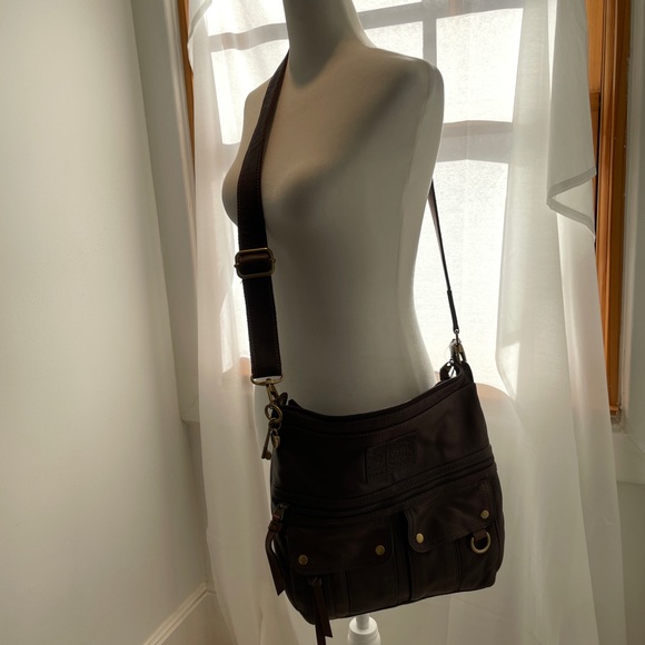 Fossil Satchel Bag, Zippered, Brand New - Picture 3 of 4